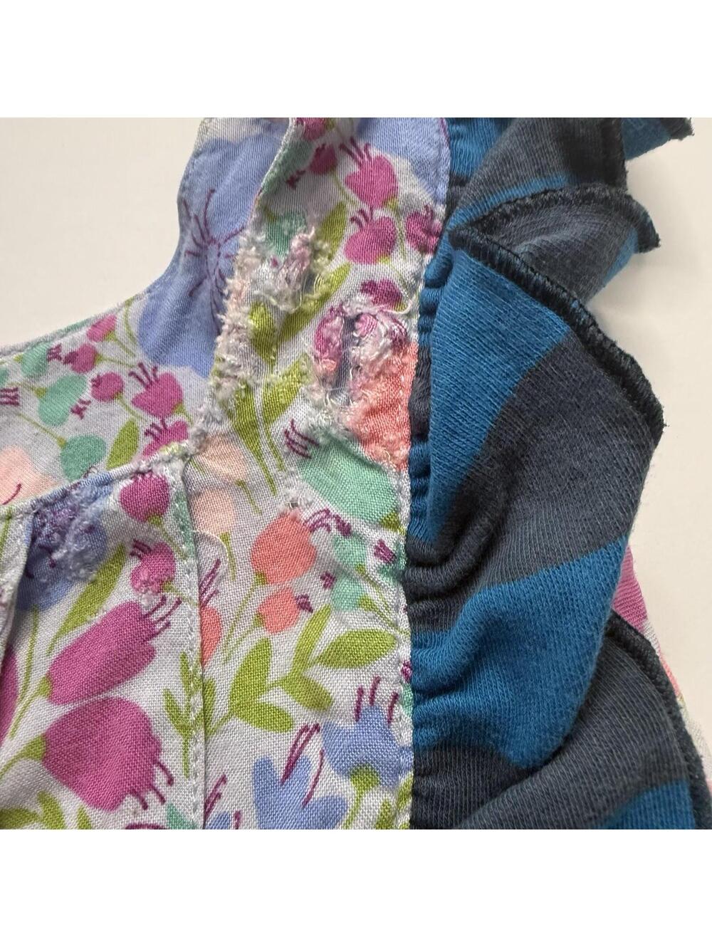 Matilda Jane Girls Dress Size 4 Floral Scallop Hem Flutter Sleeve Boutique - Picture 4 of 8